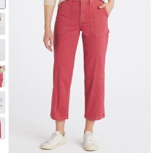 Studio Blue Ava High Rise Seamed Utility Crop Pant